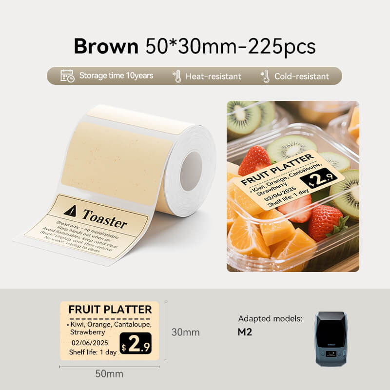 Thermal Transfer Label Printer Labels for M2, M3