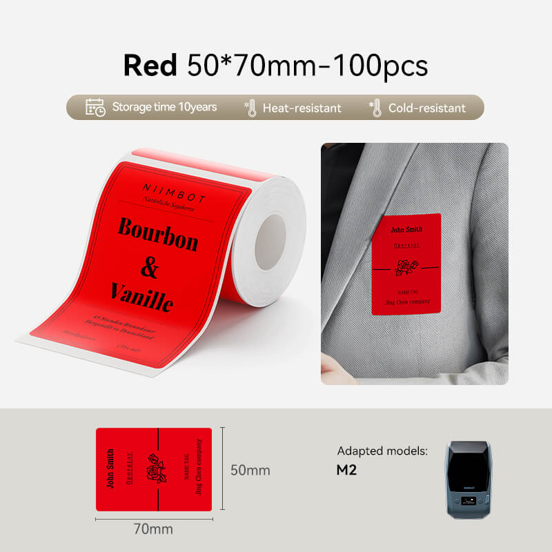 Thermal Transfer Label Printer Labels for M2, M3