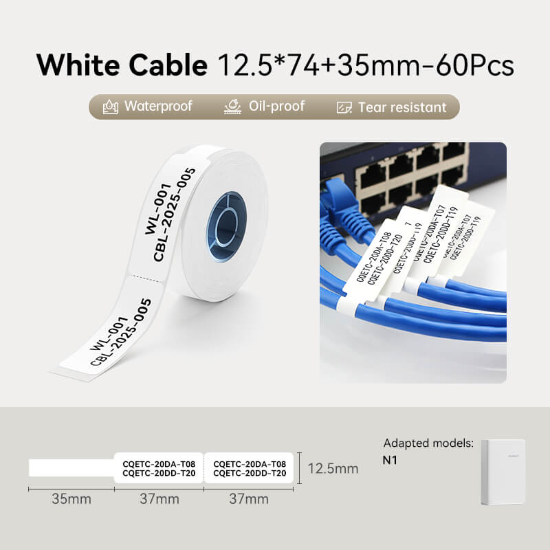 Cable Labels, Efficient Cable Management