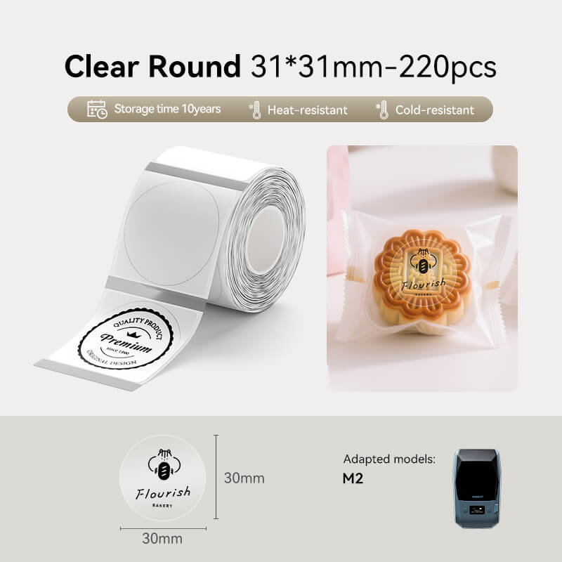 Thermal Transfer Label Printer Labels for M2, M3