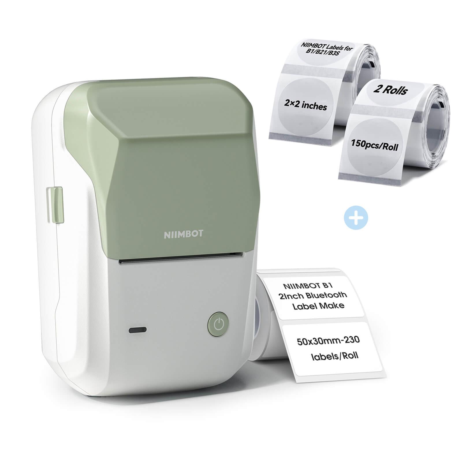 NIIMBOT B1 Inkless Thermal Label Printer, Create Professional Business Labels with Ease