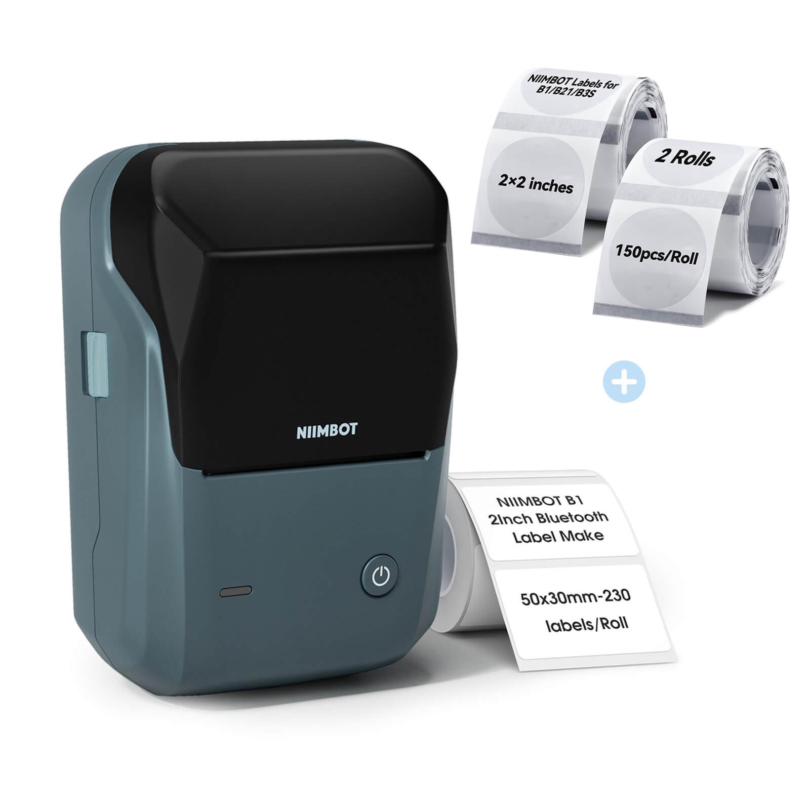 NIIMBOT B1 Inkless Thermal Label Printer, Create Professional Business Labels with Ease