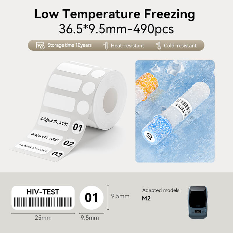 Thermal Transfer Label Printer Labels for M2, M3