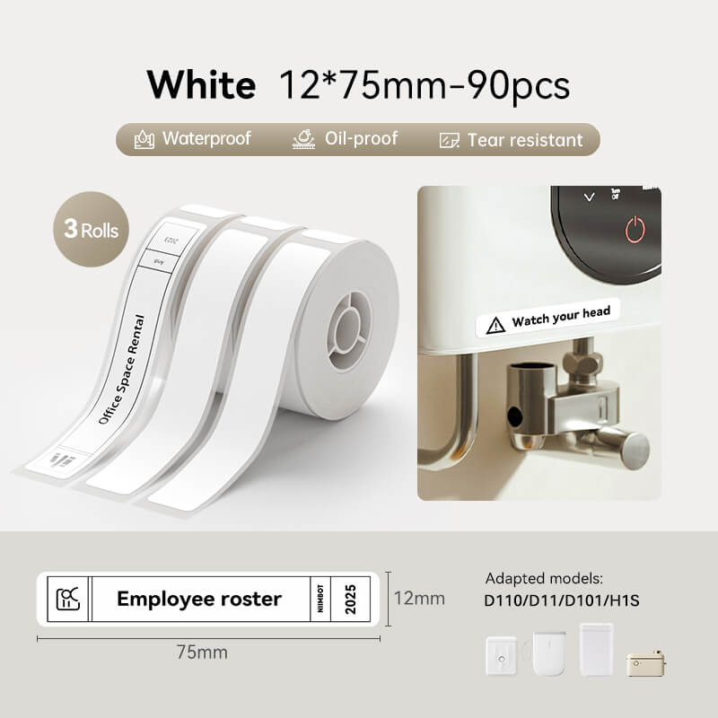 White Label for D11, D110, D101