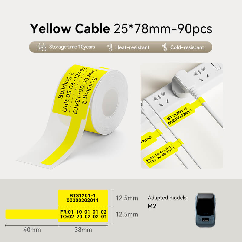 Thermal Transfer Label Printer Labels for M2, M3