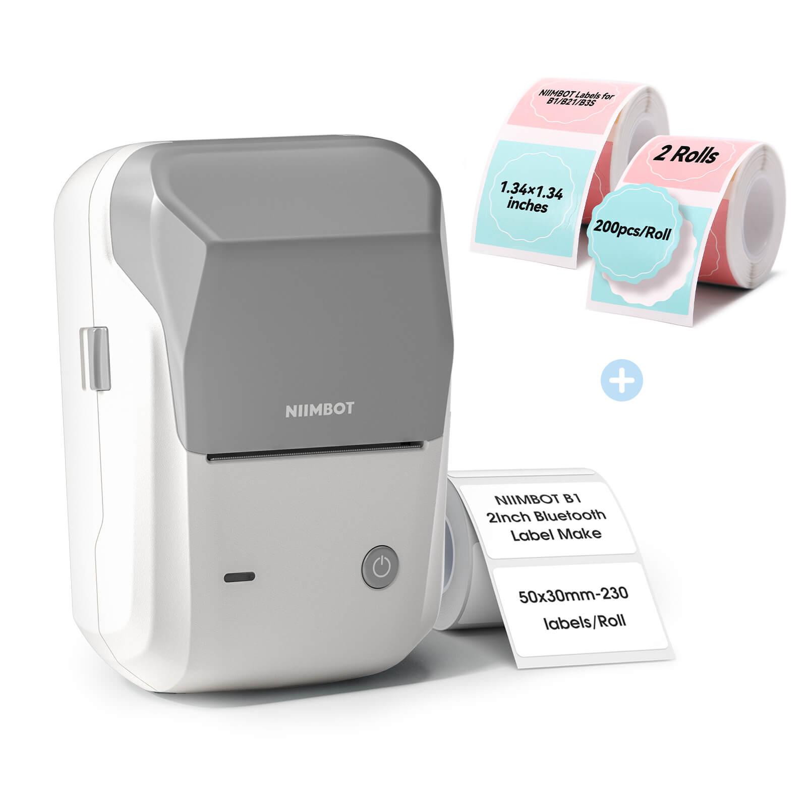 NIIMBOT B1 Inkless Thermal Label Printer, Create Professional Business Labels with Ease
