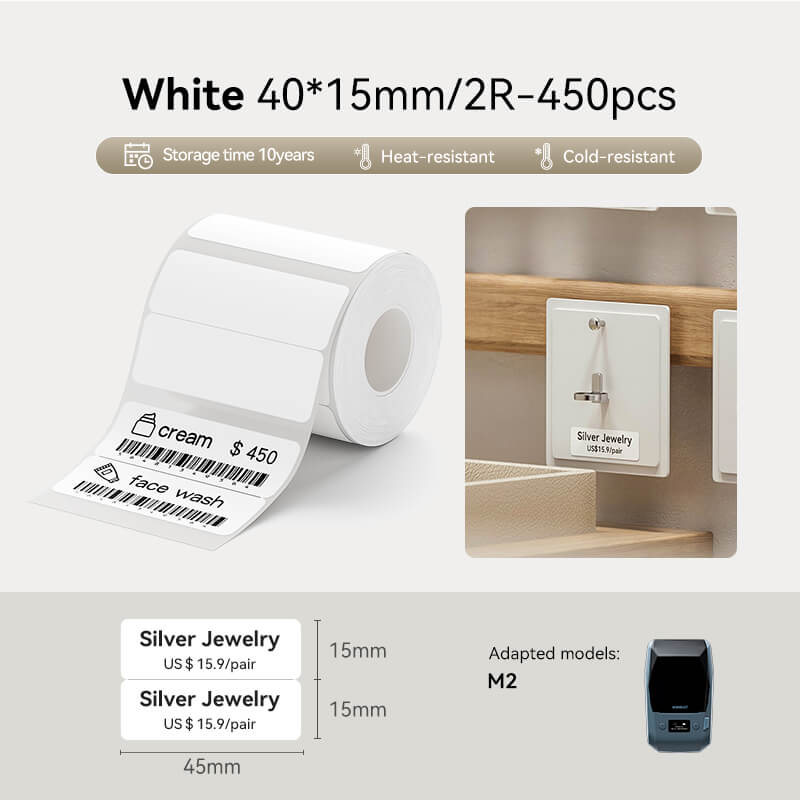 Thermal Transfer Label Printer Labels for M2, M3