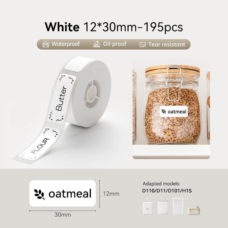 White Label for D11, D110, D101