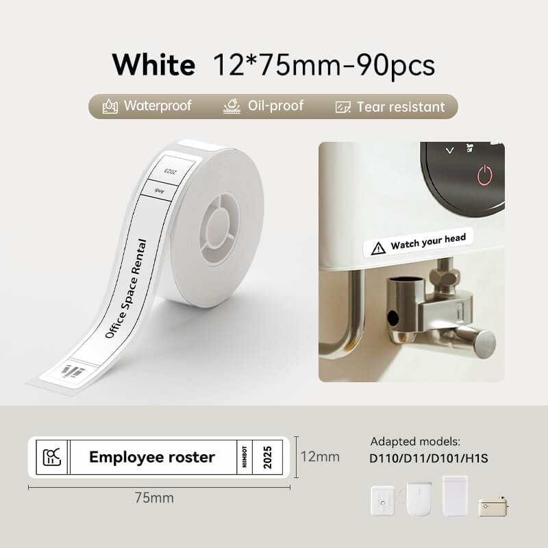 White Label for D11, D110, D101