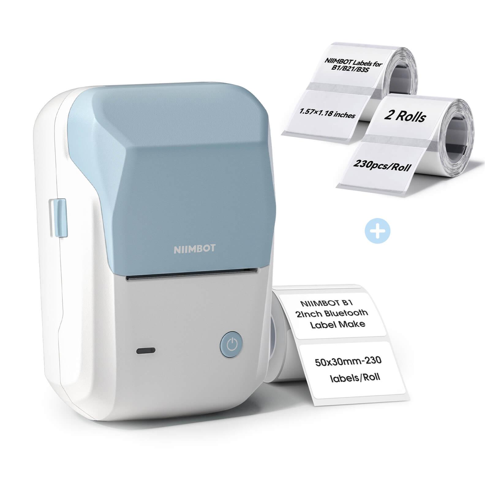 NIIMBOT B1 Inkless Thermal Label Printer, Create Professional Business Labels with Ease