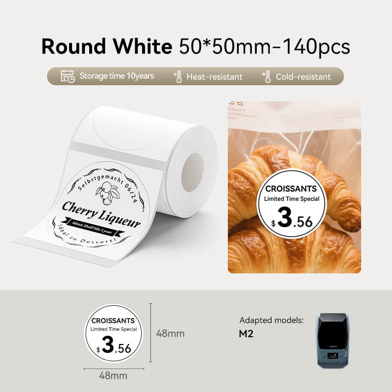 Thermal Transfer Label Printer Labels for M2, M3