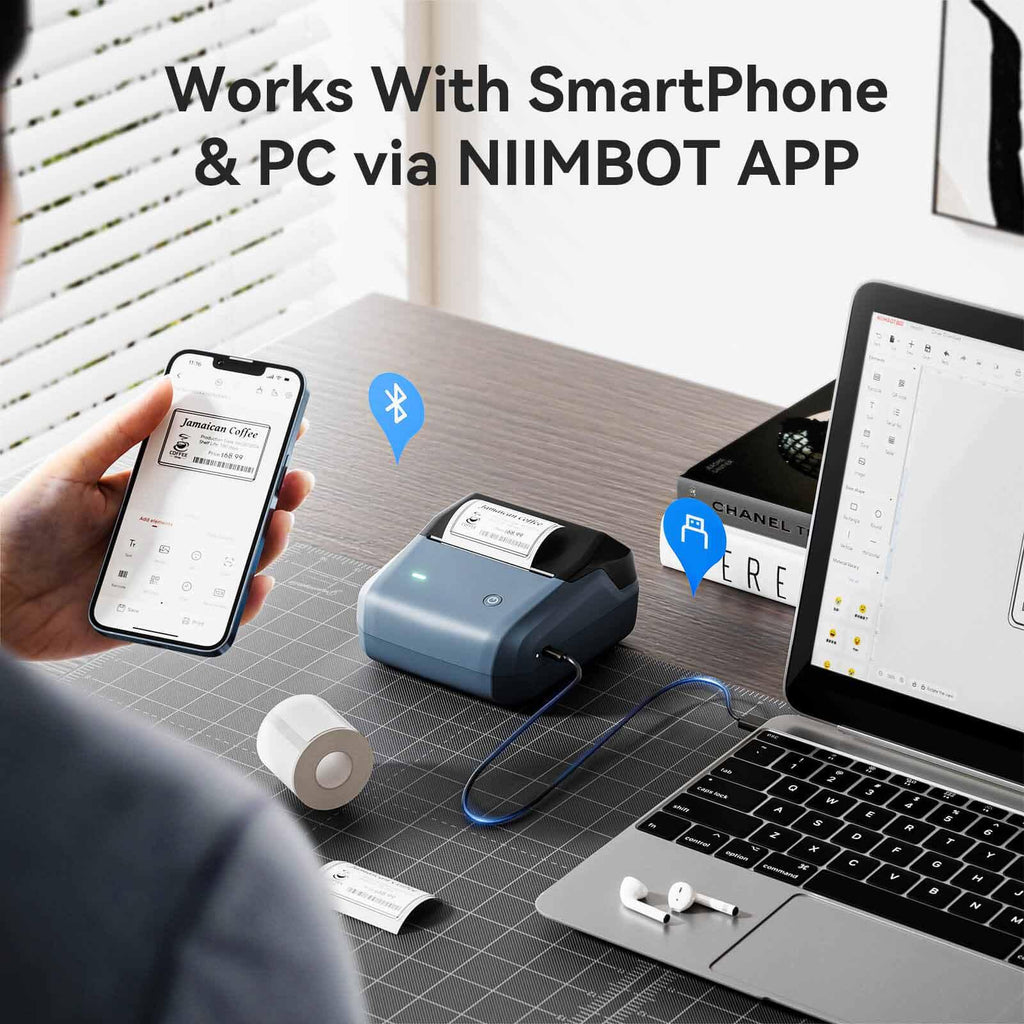 NIIMBOT B31 Bluetooth Thermal Label Maker- Essential Tool for Small Businesses