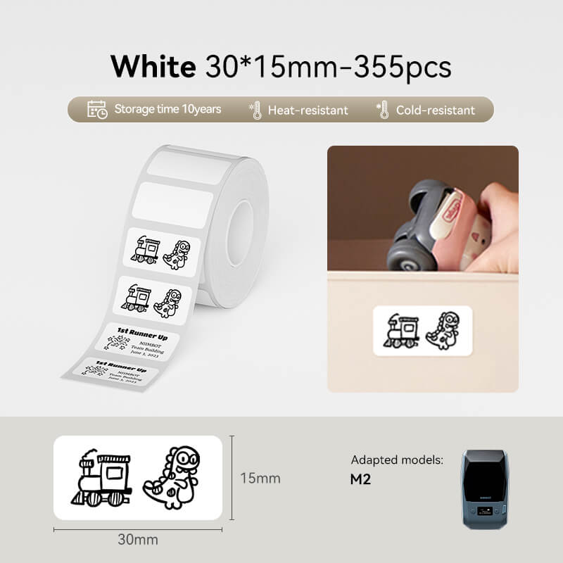 Thermal Transfer Label Printer Labels for M2, M3