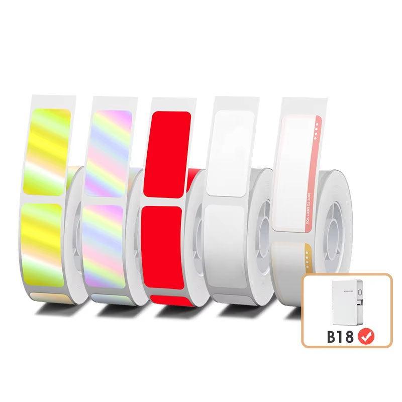 NIIMBOT N1 Pure Color Label Stickers, Durable PET Material, No Fading