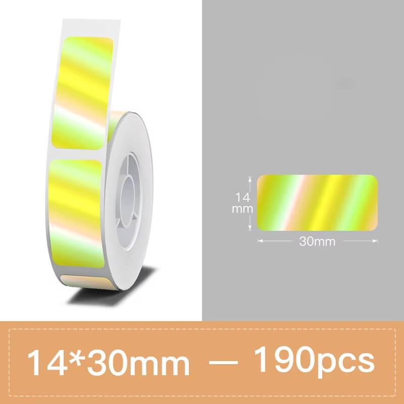 NIIMBOT N1 Pure Color Label Stickers, Durable PET Material, No Fading