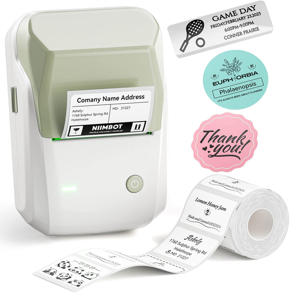NIIMBOT B1 Inkless Thermal Label Printer, Create Professional Business Labels with Ease