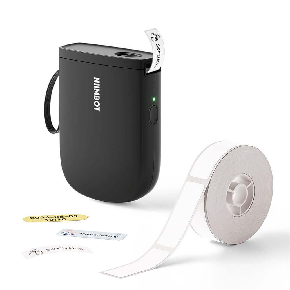 NIIMBOT D11 Upgraded 300dpi Mini Printer Portable Bluetooth Connection for Home, School