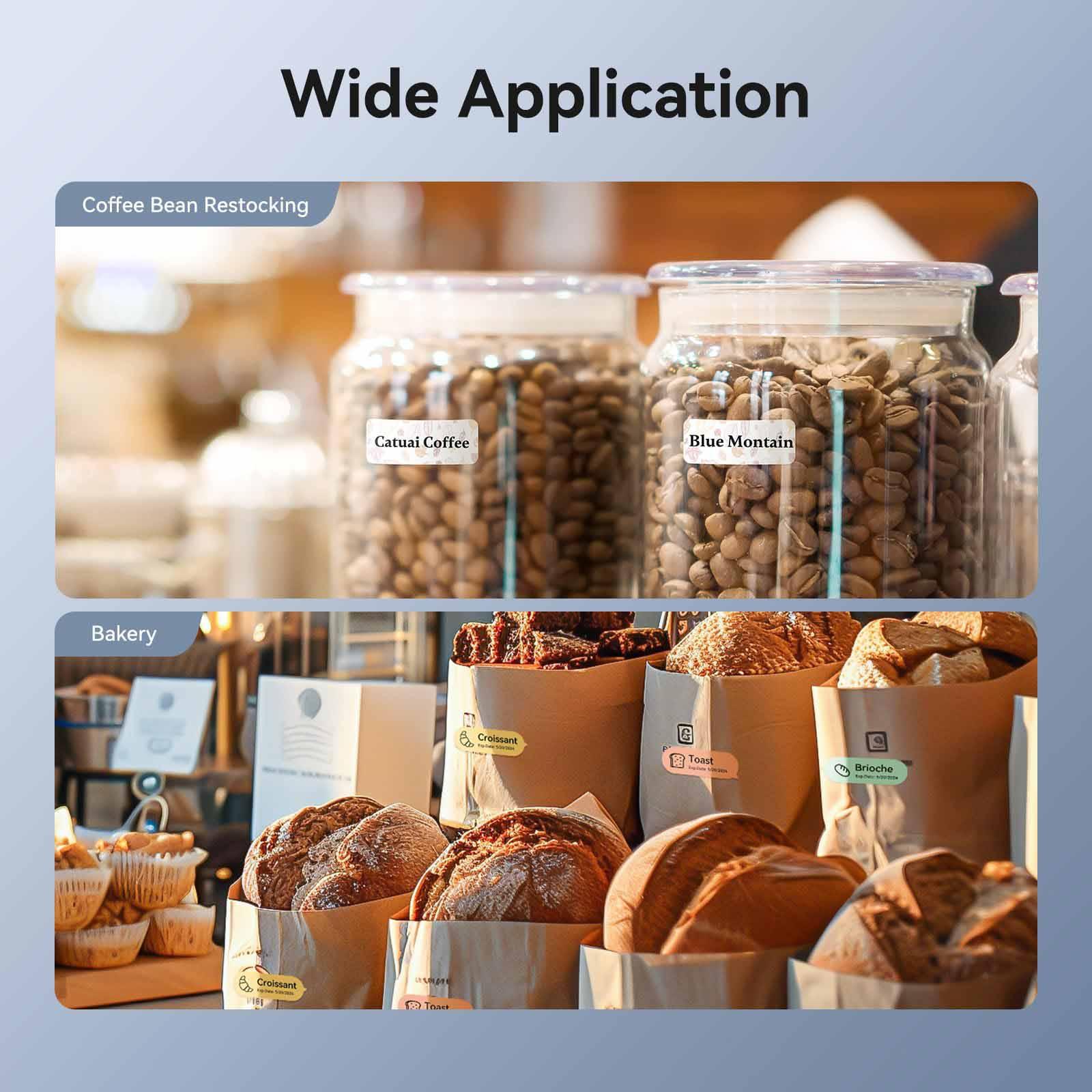 NIIMBOT D11 Upgraded 300dpi Mini Printer Portable Bluetooth Connection for Home, School