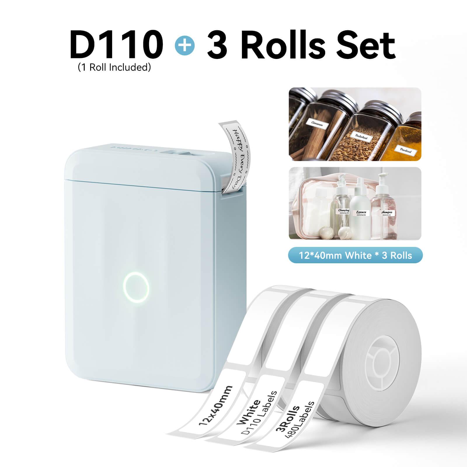 NIIMBOT D110 Upgraded Bluetooth Printer for Office, Home, Kitchen, School