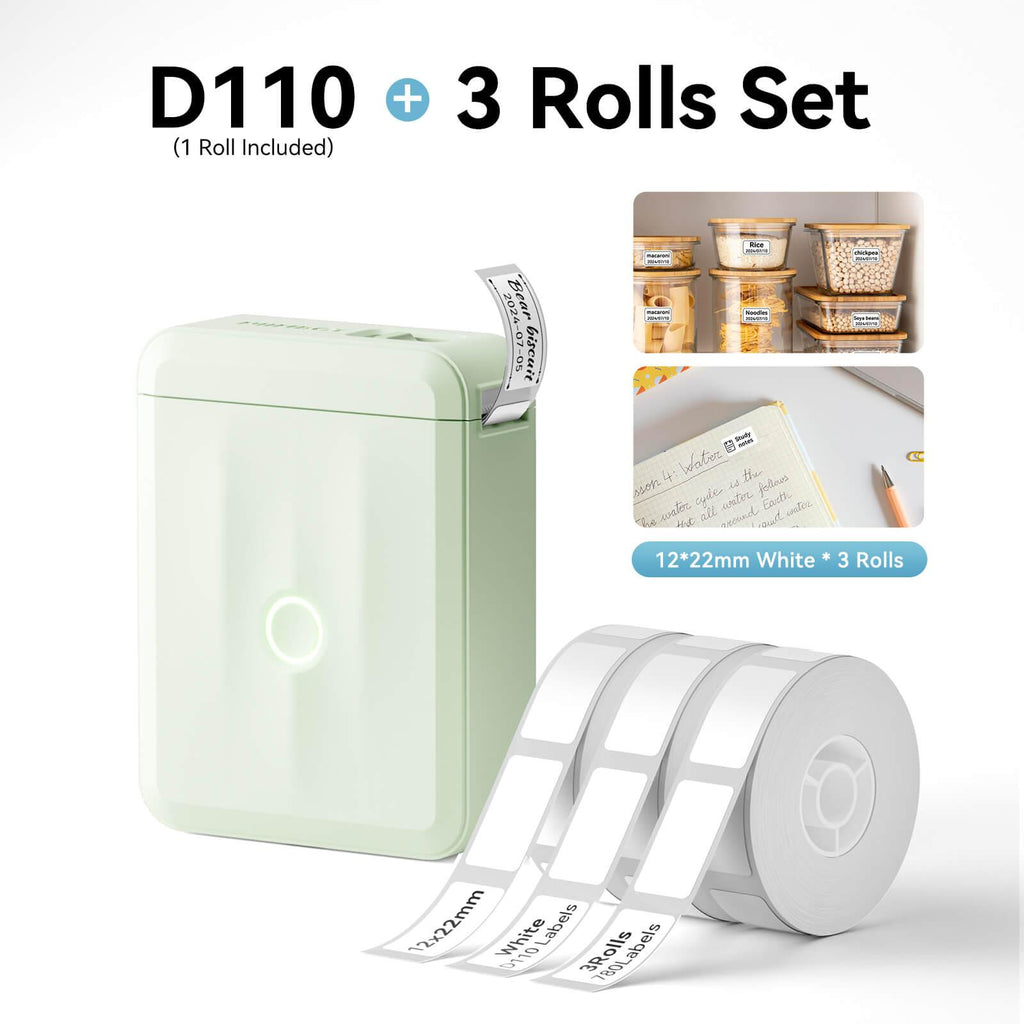 NIIMBOT D110 Upgraded Bluetooth Printer for Office, Home, Kitchen, School