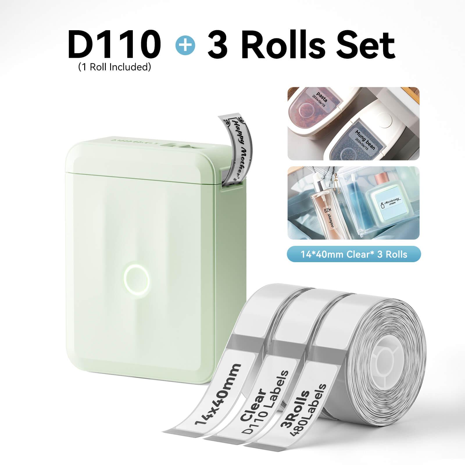 NIIMBOT D110 Upgraded Bluetooth Printer for Office, Home, Kitchen, School