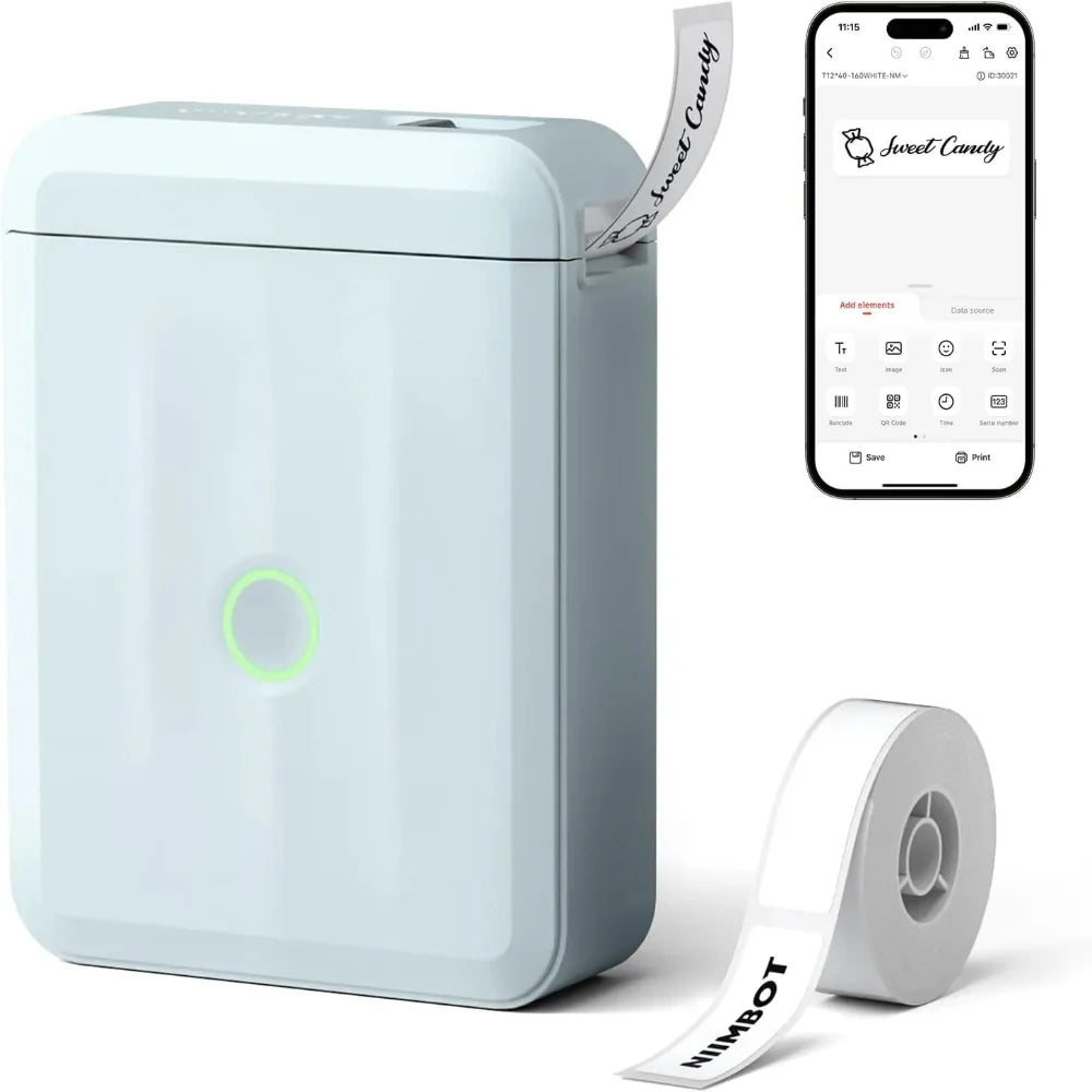 NIIMBOT D110 Upgraded Bluetooth Printer for Office, Home, Kitchen, School