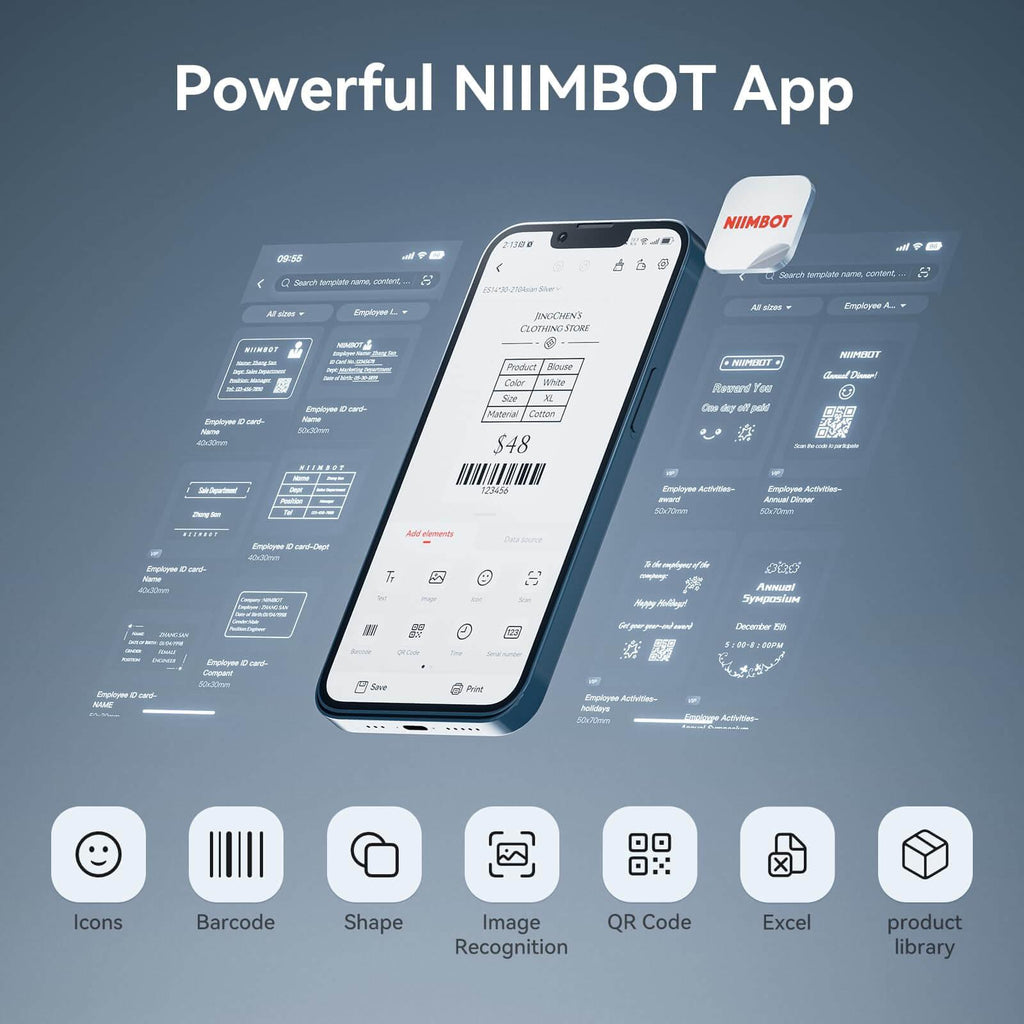 NIIMBOT K3 Thermal Inkless Label Maker - Efficiently Tool for Business
