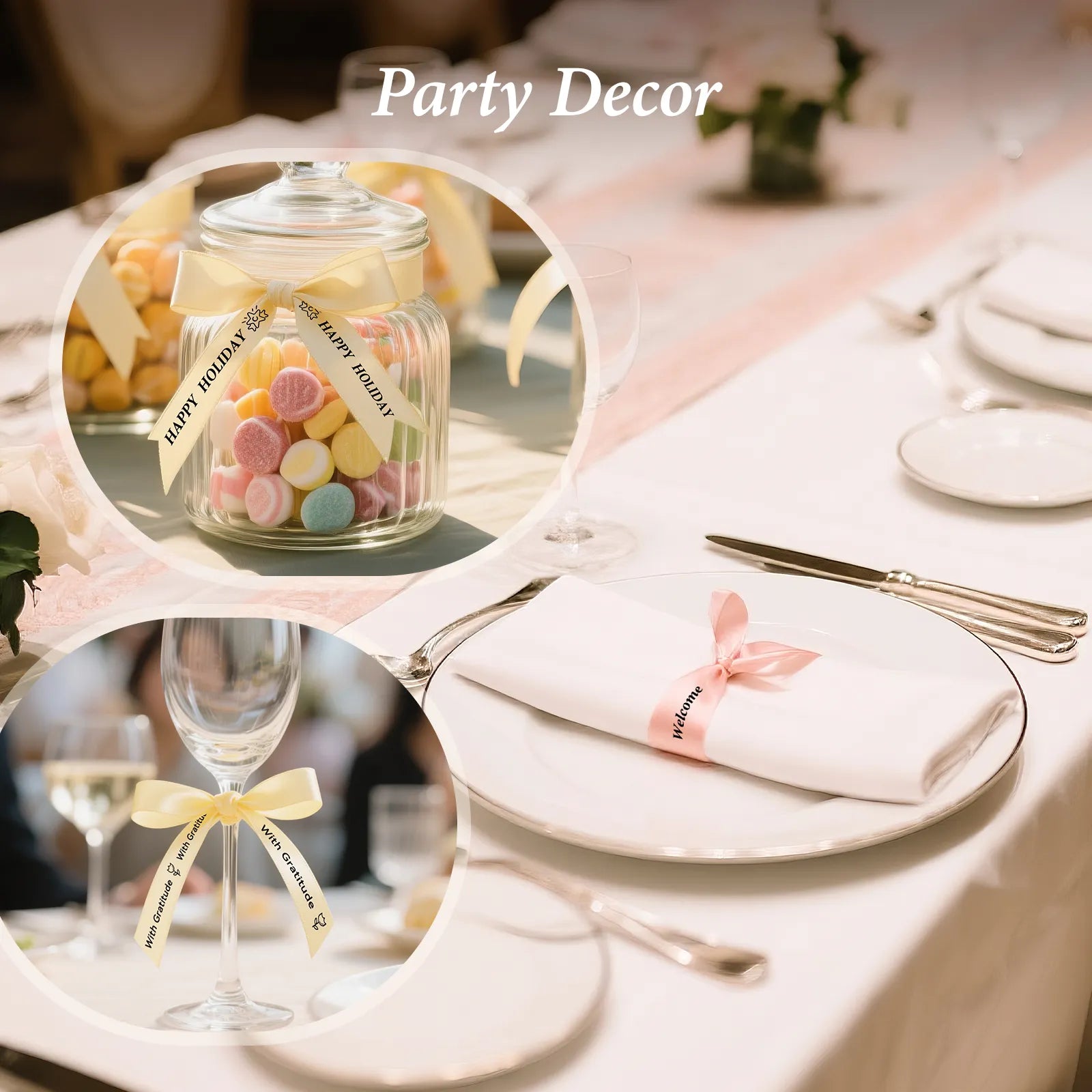 NIIMBOT N1 Satin Ribbon, Only for N1 Label Maker, for Gift, Wedding, Party, Craft Wrapping, DIY (14mm x 5.1m)