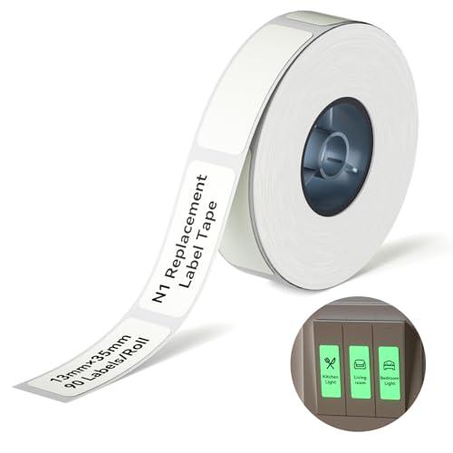 NIIMBOT N1 Pure Color Label Stickers, Durable PET Material, No Fading