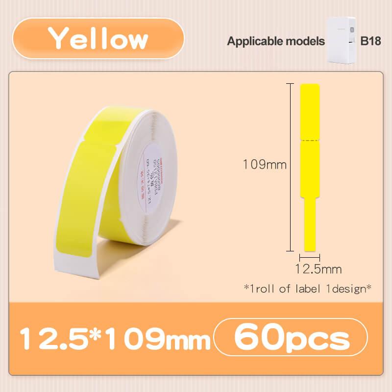NIIMBOT N1 Colorful Label Stickers, Waterproof and High Temperature Resistance