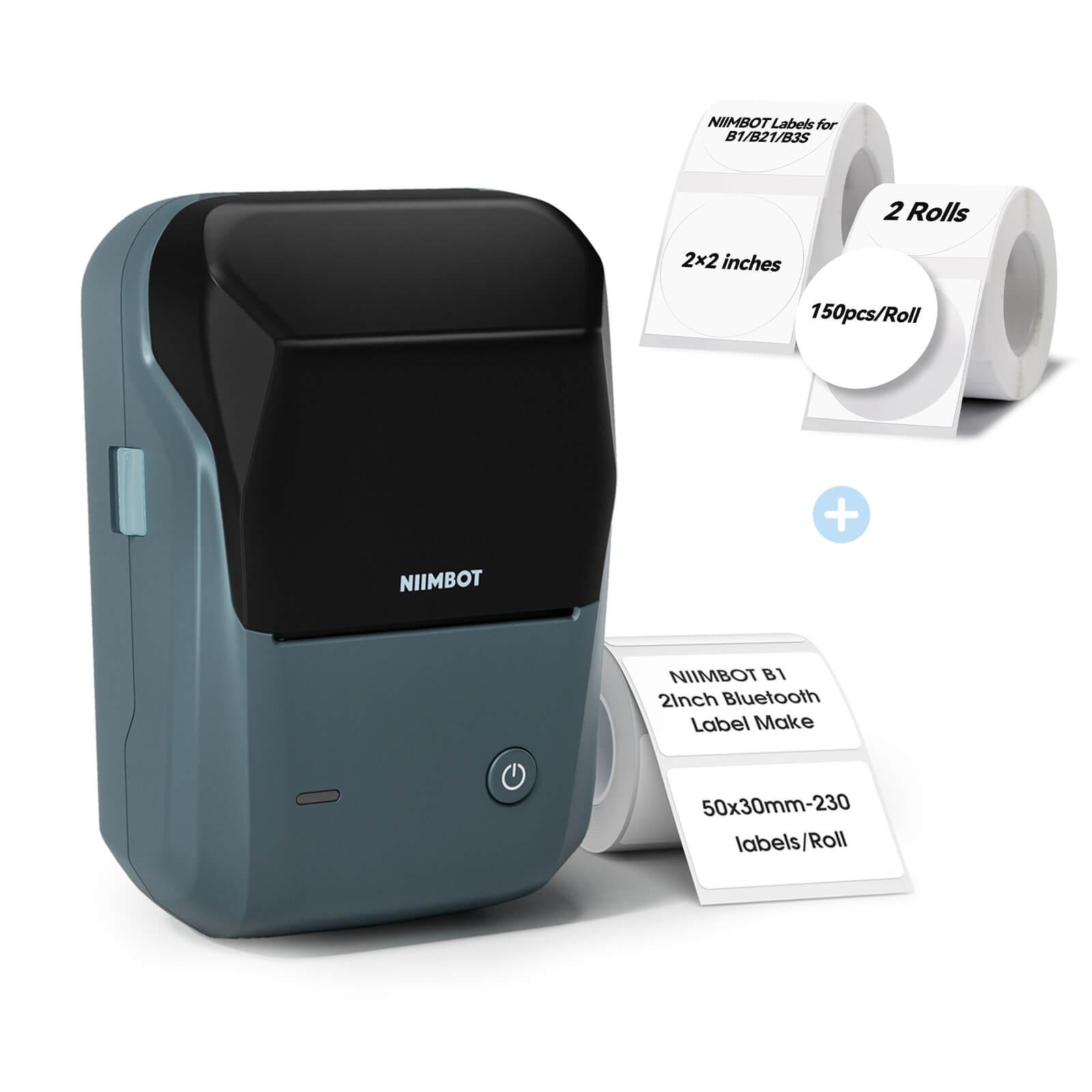 NIIMBOT B1 Inkless Thermal Label Printer, Create Professional Business Labels with Ease