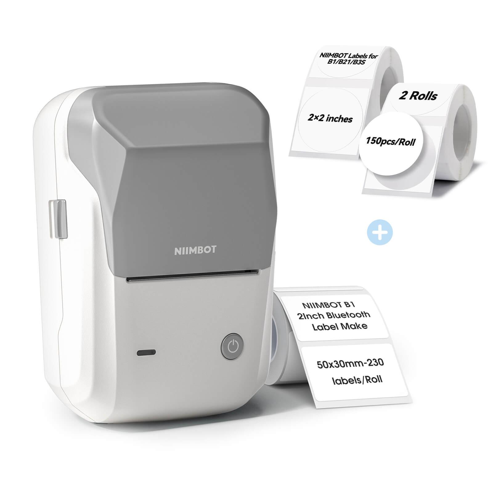 NIIMBOT B1 Inkless Thermal Label Printer, Create Professional Business Labels with Ease