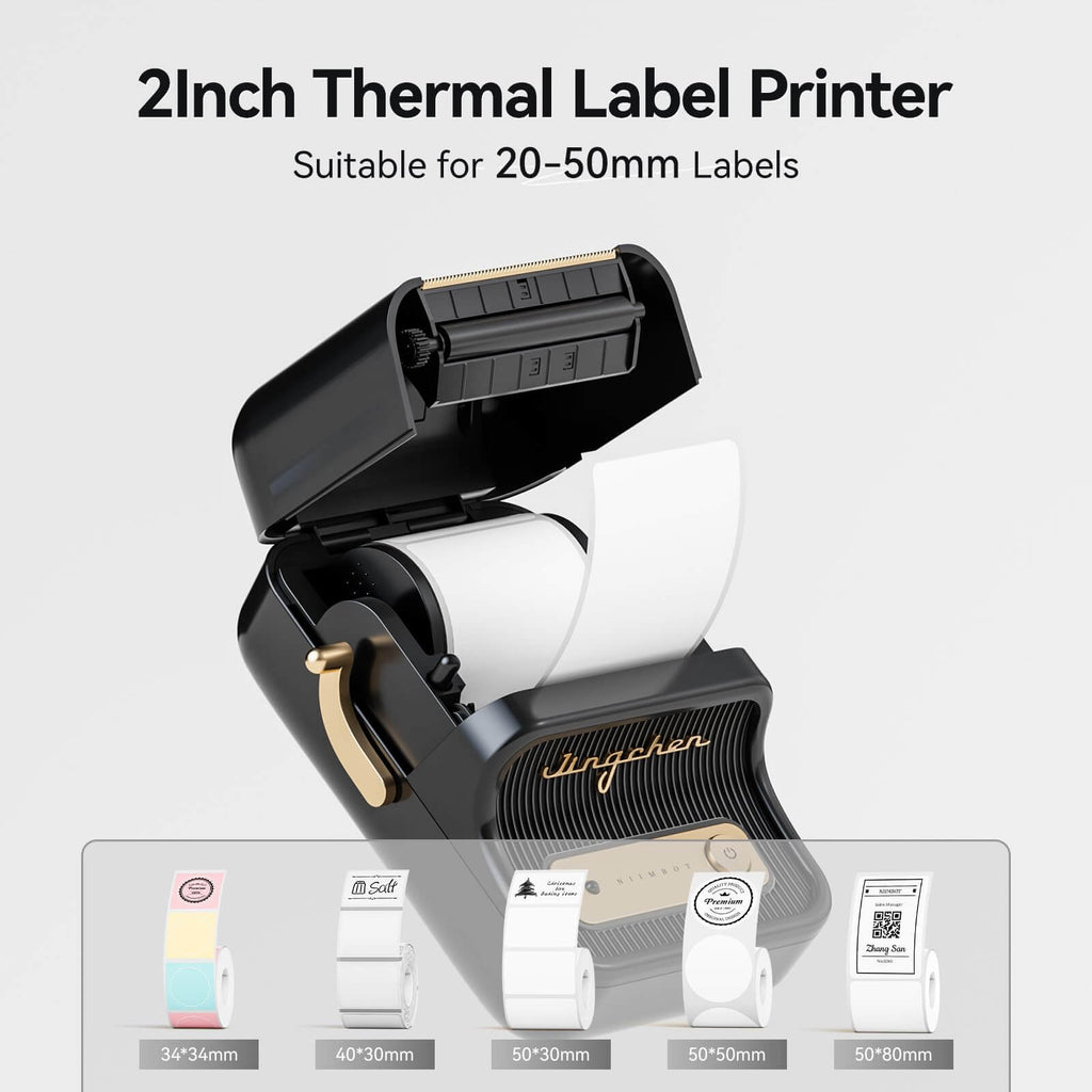 NIIMBOT B21 Bluetooth Thermal Label Printer, Efficient for Home, Office, Business
