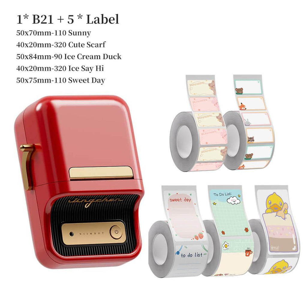 B21 Label Maker and Label Tape Set