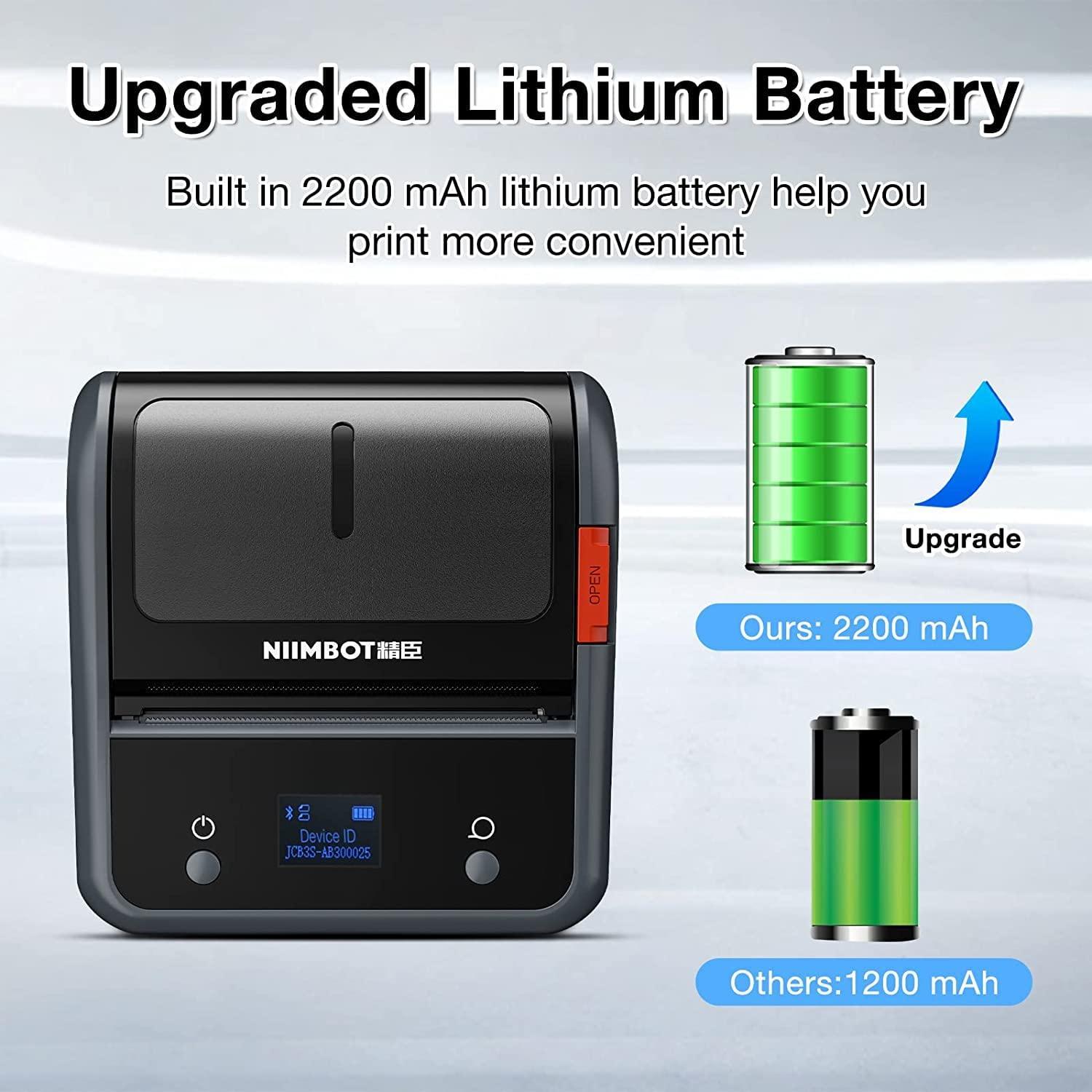 NIIMBOT B3S Thermal Label Printer - Streamline Labeling and Receipt Printing