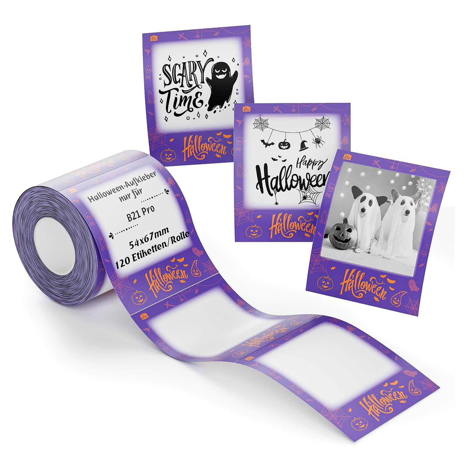 Photo Papers, Red&Black Labels for B21 Pro