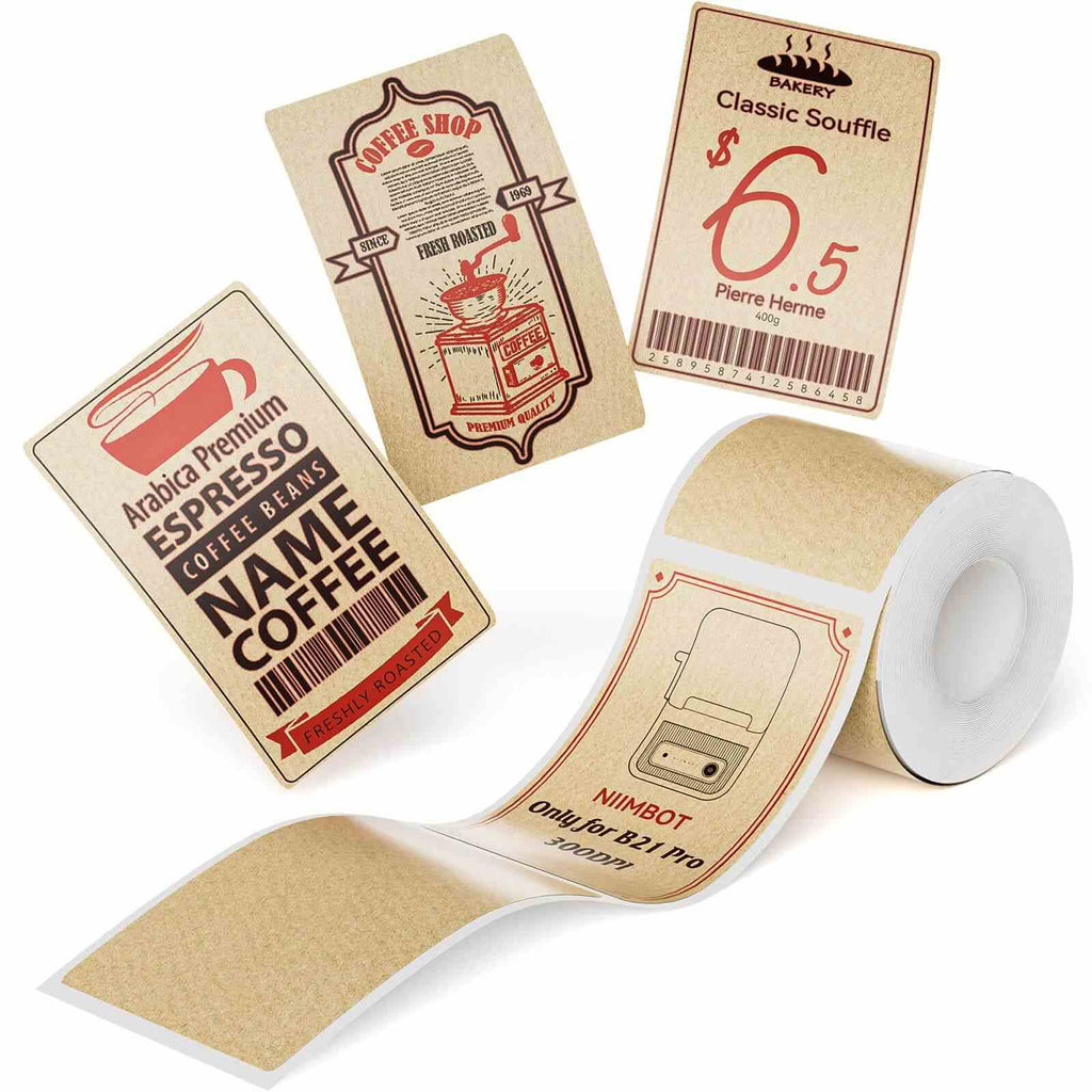 Photo Papers, Red&Black Labels for B21 Pro