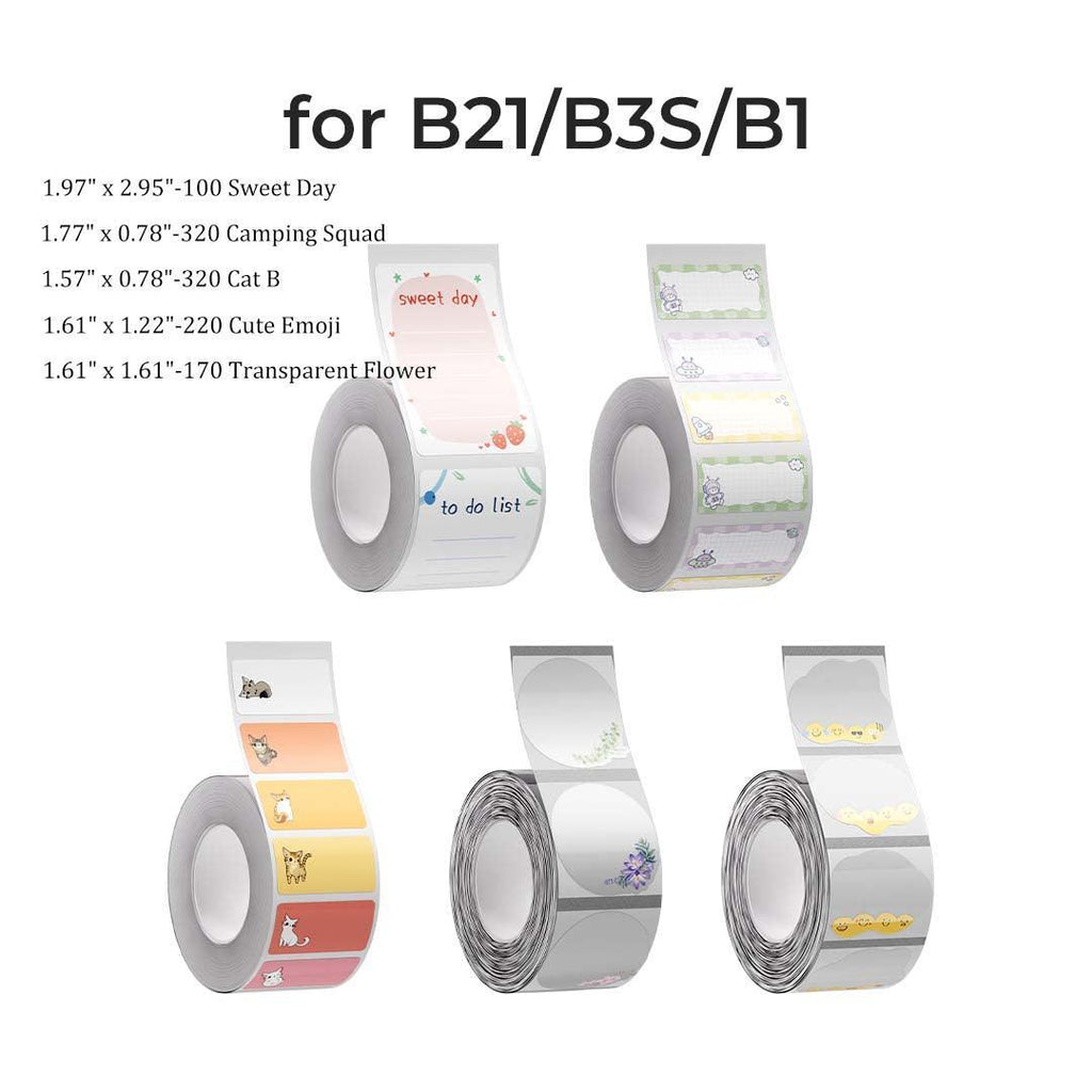 Label Paper Set for B21/B3S/B1