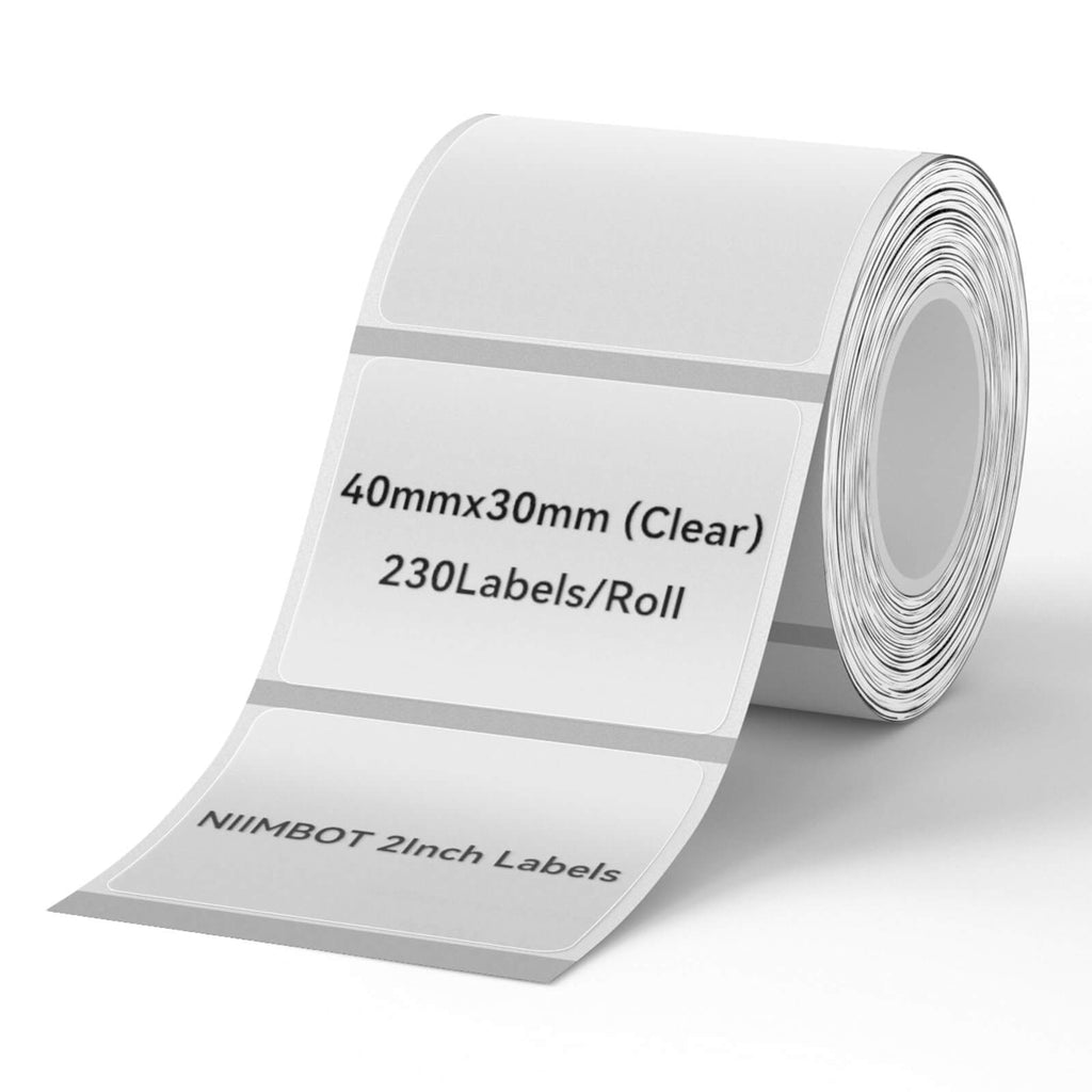 Clear Label Tape for B21, B1, B3S