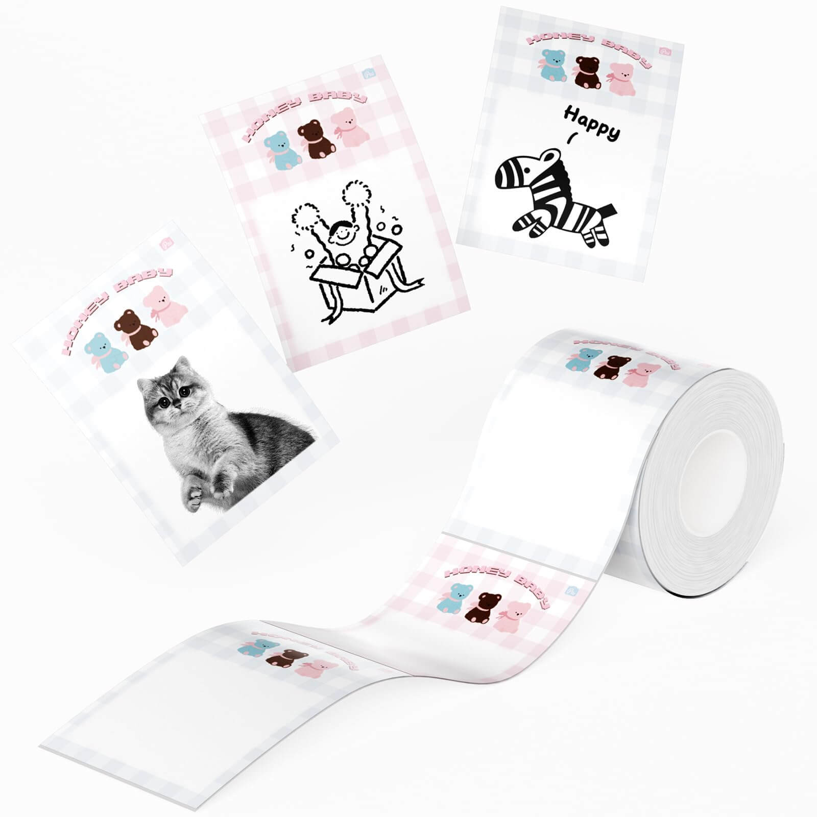 Photo Papers, Red&Black Labels for B21 Pro