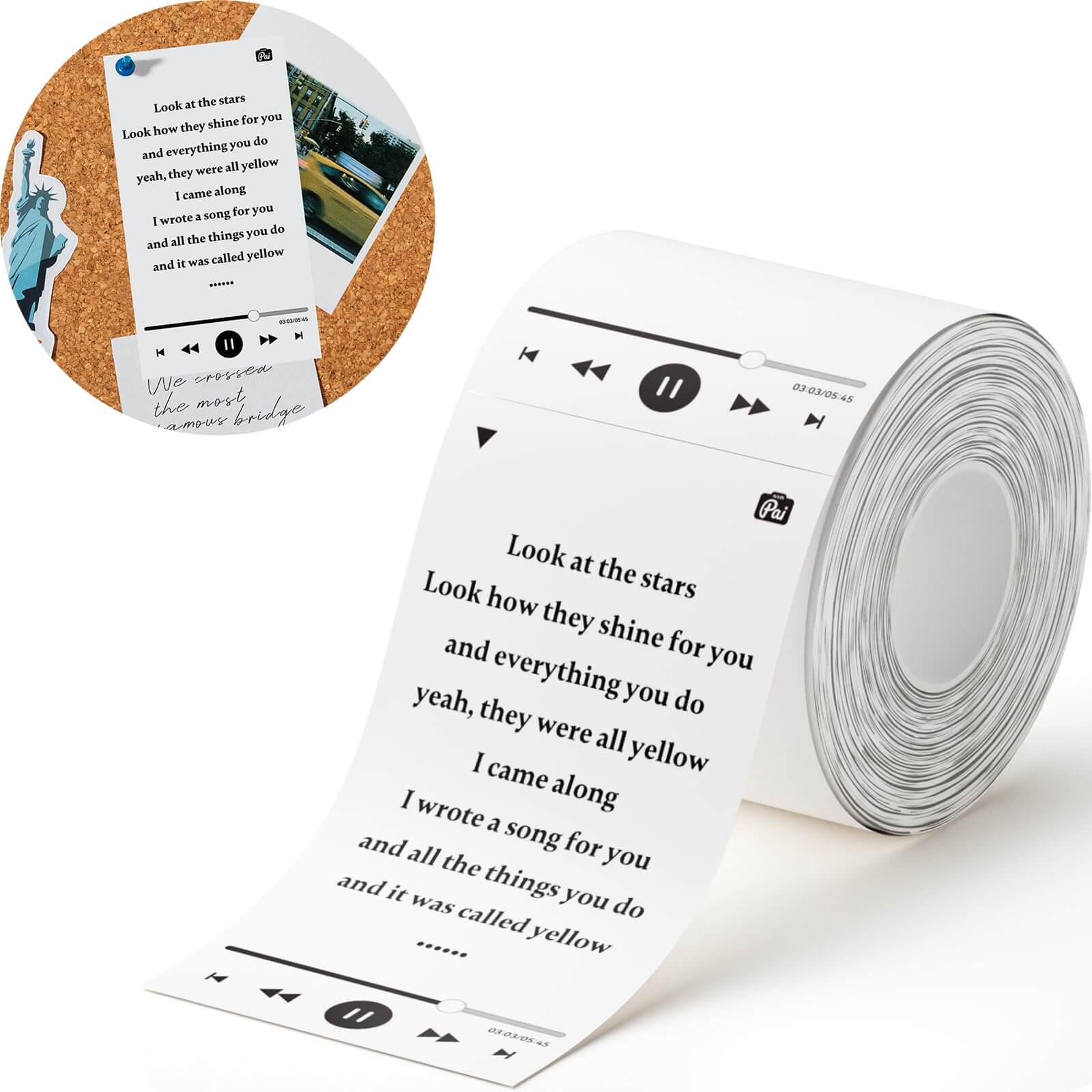 Photo Papers, Red&Black Labels for B21 Pro